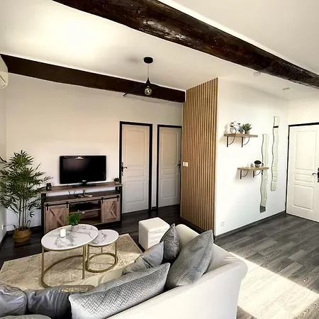 Charme Urbain Sous Les Toits-terrasse/clim/parking Lejlighed *