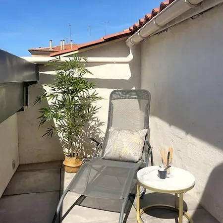 Charme Urbain Sous Les Toits-terrasse/clim/parking Lejlighed *