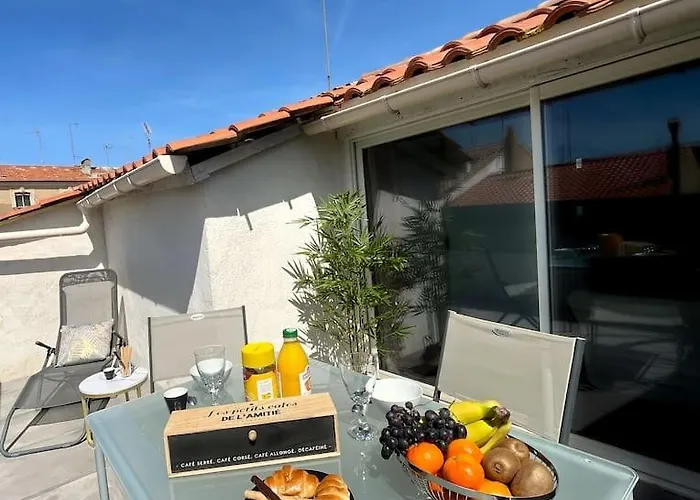 Διαμέρισμα Charme Urbain Sous Les Toits-terrasse/clim/parking Μπεζιέ